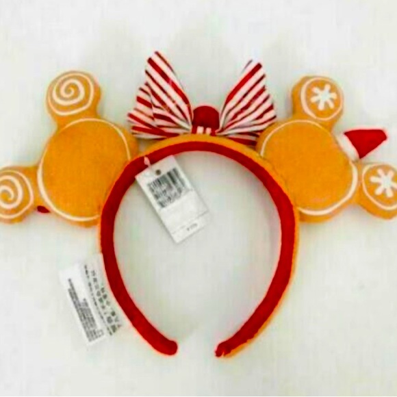 Disney Parks Minnie Ears Bow Christmas Gingerbread Limited Part - Picture 2 of 3